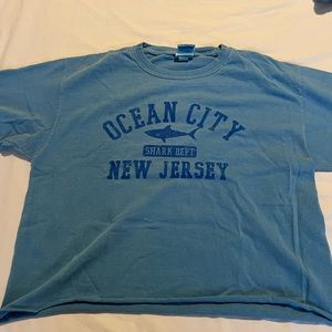 vintage ocean city nj crop top